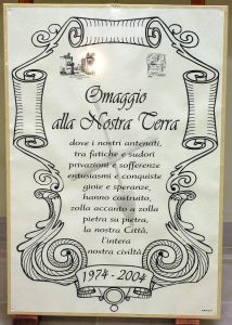 Manifesto celebrativo dei 30 anni